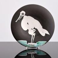 Pablo Picasso Oiseau Plate, Madoura (A.R. 483) - Sold for $7,500 on 11-06-2021 (Lot 142b).jpg